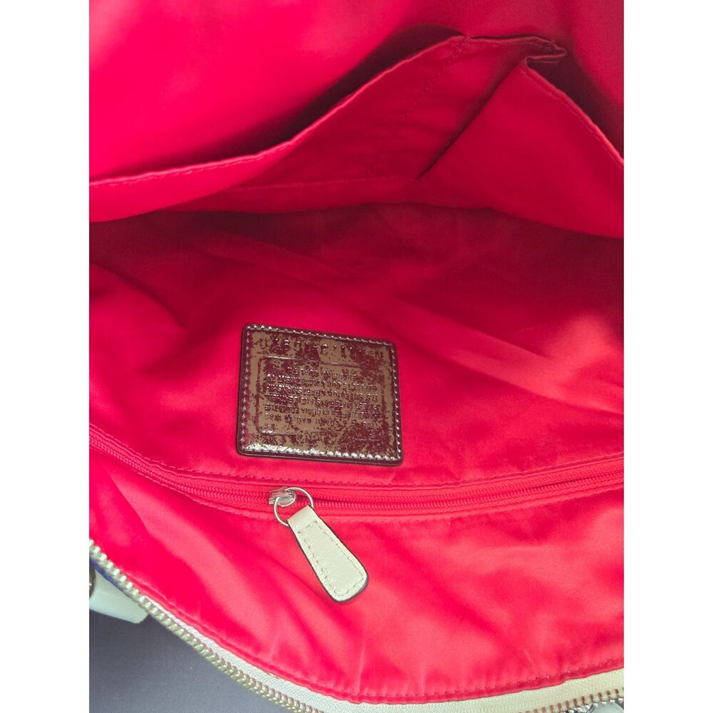 Coach Poppy Rocker Nautical Sequined Canvas Tote Bag - Picture 10 of 12